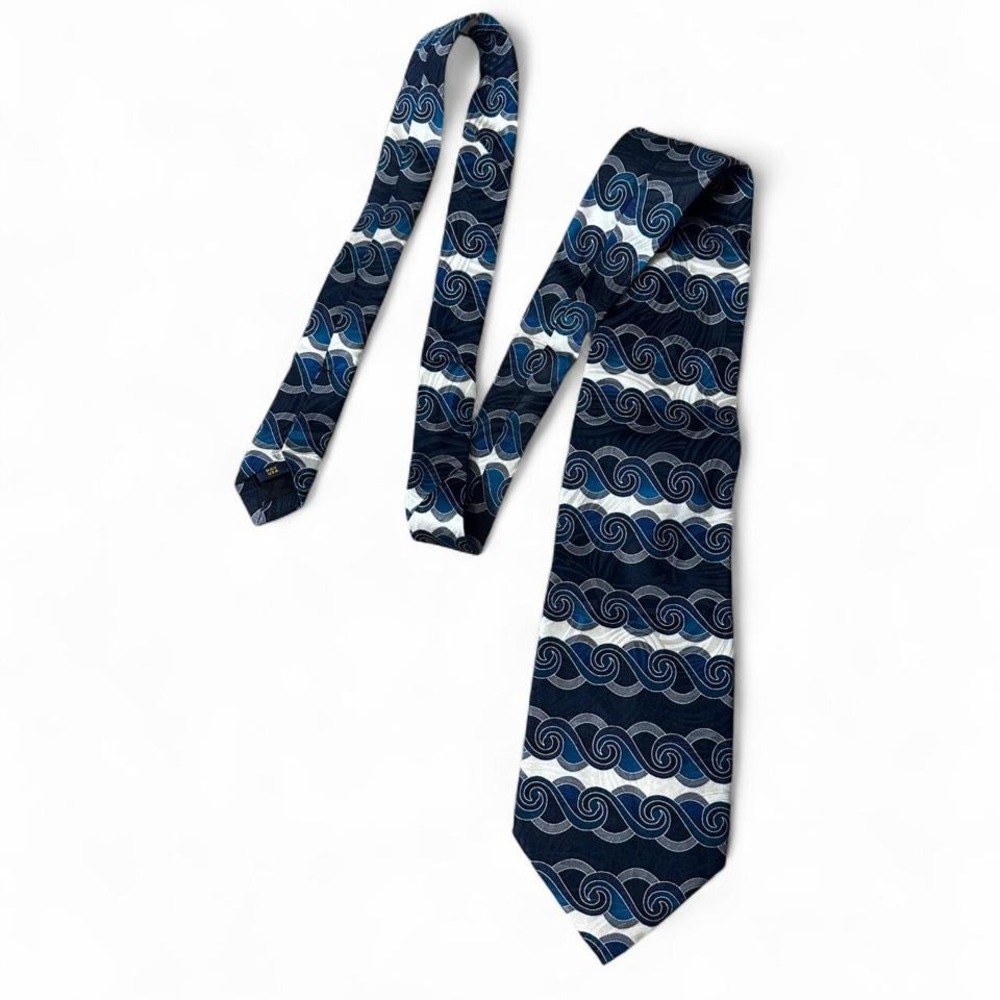 Vintage Silk‎ "wave" Tie